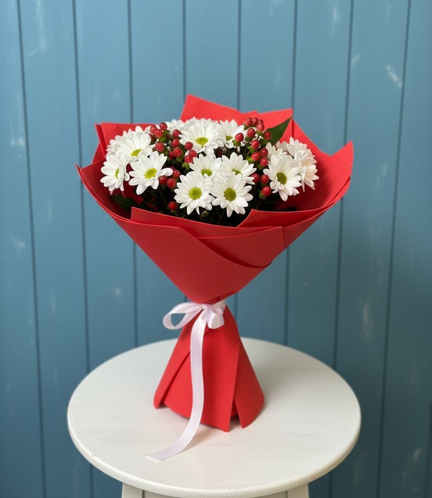 Букет цветов из: Хризантемы в Йошкар-Оле