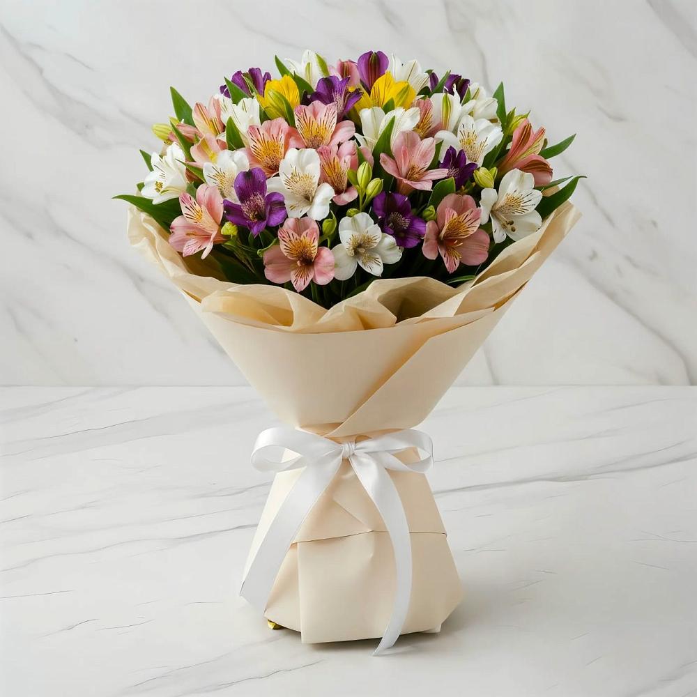 Букет цветов из: Альстромерии в Йошкар-Оле