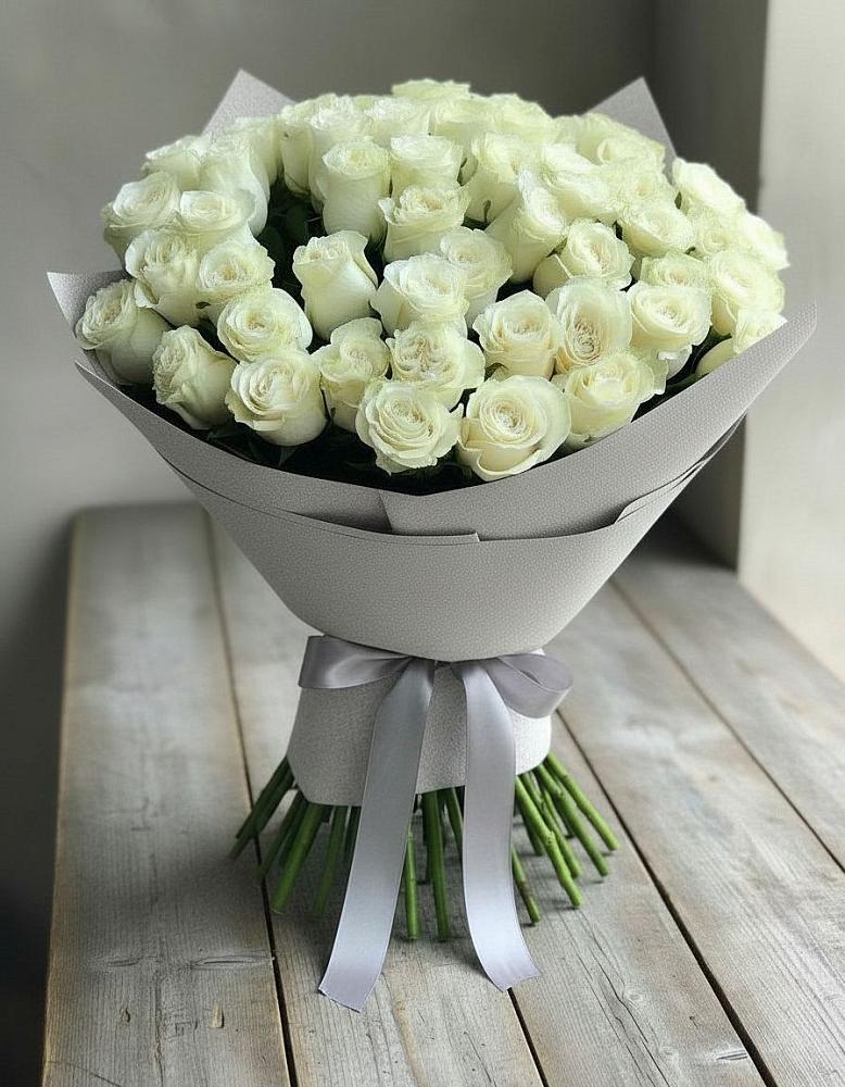 Букет 35 Белых роз в Йошкар-Оле