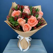 Букет цветов из:  Розы и Альстромерии #REPLACE_PRED# Йошкар-Оле