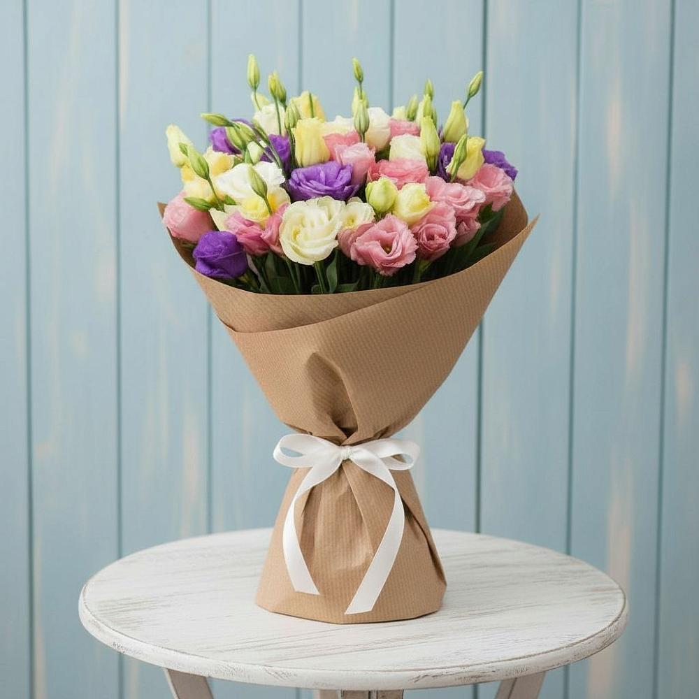 Букет цветов из: Лизиантусы в Йошкар-Оле