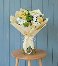 Букет цветов из:  Хризантемы и Розы в Йошкар-Оле