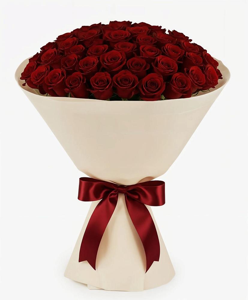 Букет 101 Бордовая роза Блэк Бакарра в Йошкар-Оле