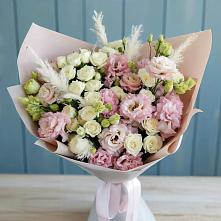 Букет цветов из:  Альстромерии и Розы в Йошкар-Оле