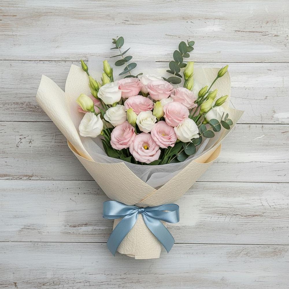 Букет цветов из: Лизиантусы в Йошкар-Оле